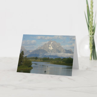 Kayaking in Grand Teton National Park Card
