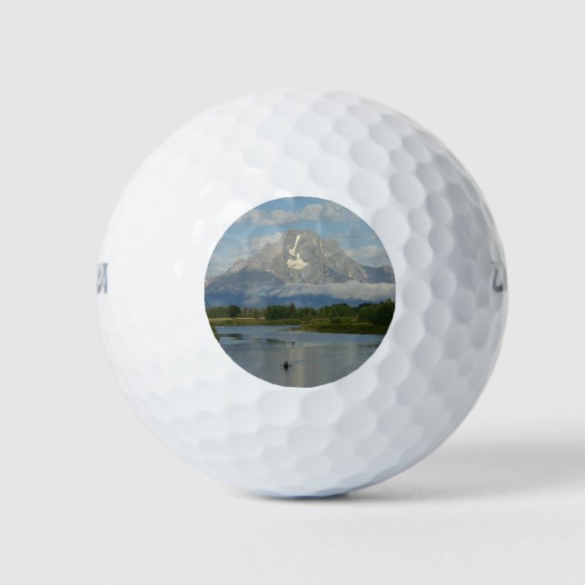 Kayaking in Grand Teton National Park Golf Balls (Front)