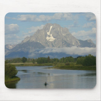 Kayaking in Grand Teton National Park Mouse Pad