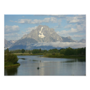 Kayaking in Grand Teton National Park Photo Print