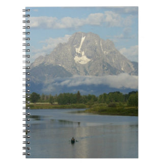 Kayaking in Grand Teton National Park Spiral Notebook