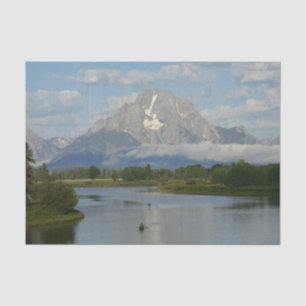 Kayaking in Grand Teton National Park Tissue Paper