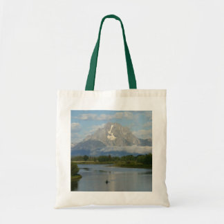 Kayaking in Grand Teton National Park Tote Bag