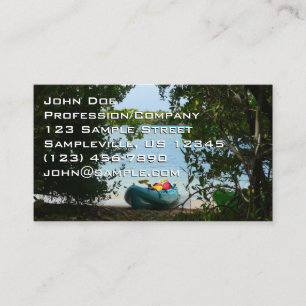 Kayaking in St. Thomas US Virgin Islands Business Card