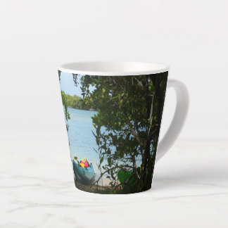 Kayaking in St. Thomas US Virgin Islands Latte Mug