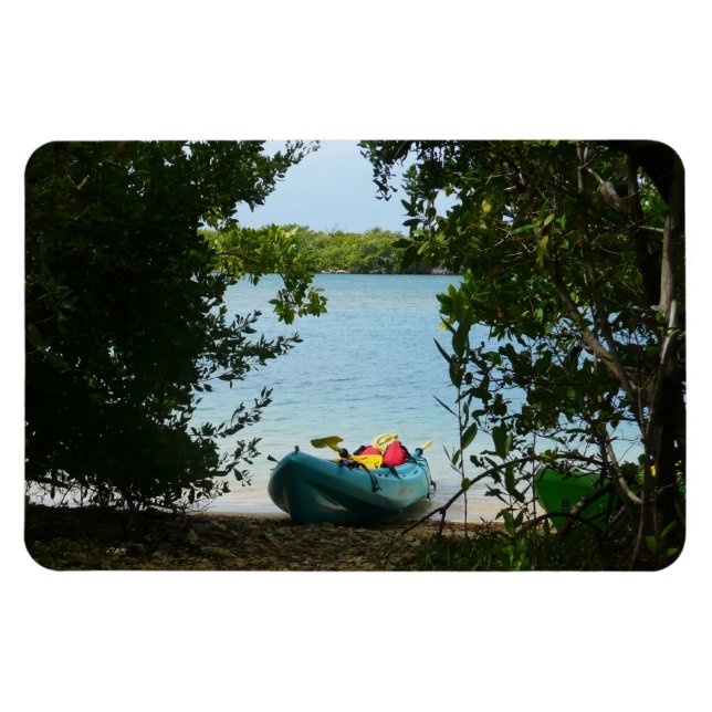 Kayaking in St. Thomas US Virgin Islands Magnet (Horizontal)