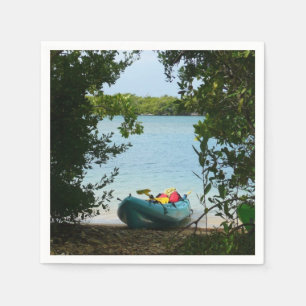 Kayaking in St. Thomas US Virgin Islands Napkin