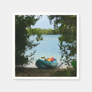 Kayaking in St. Thomas US Virgin Islands Napkin