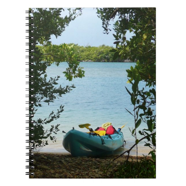 Kayaking in St. Thomas US Virgin Islands Notebook (Front)