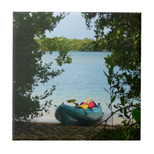 Kayaking in St. Thomas US Virgin Islands Tile