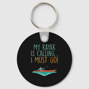 Kayaking Kayak Gift Key Ring