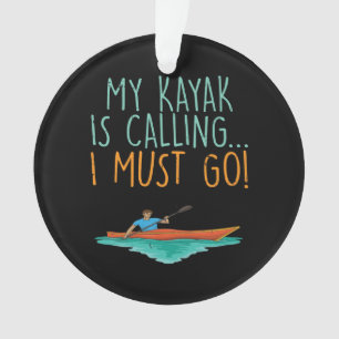 Kayaking Kayak Gift Ornament