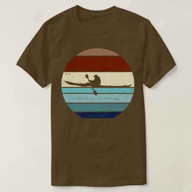 Kayaking Kayak Yak Life Paddling Rafting Canoeing T-Shirt (Design Front)
