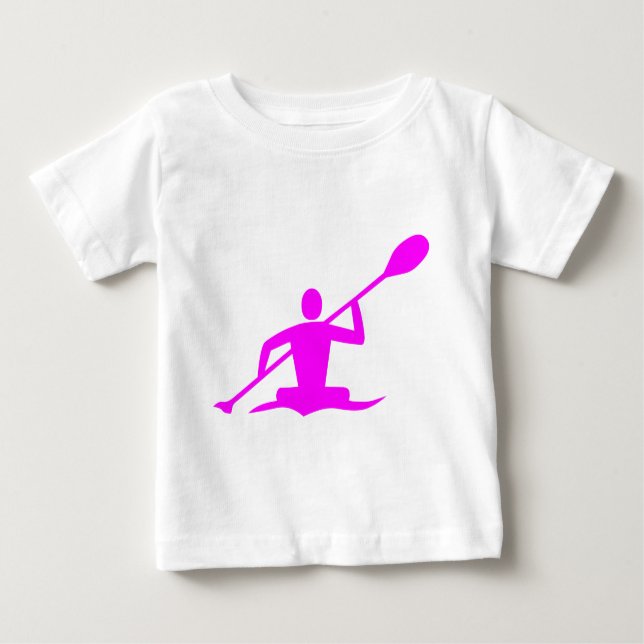 Kayaking - Magenta Baby T-Shirt (Front)
