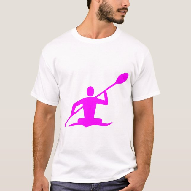 Kayaking - Magenta T-Shirt (Front)