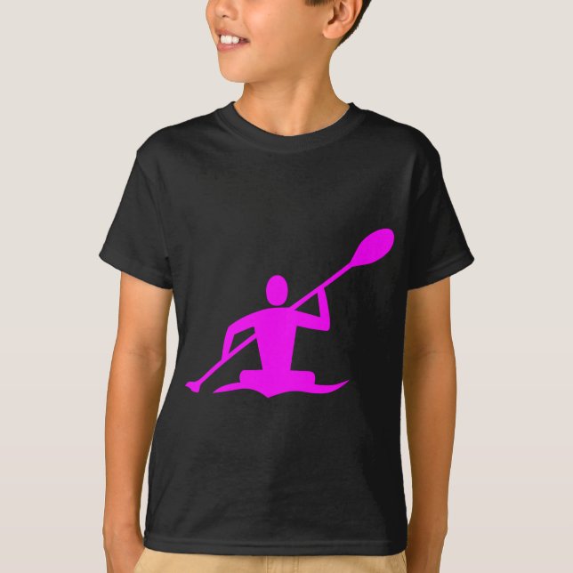 Kayaking - Magenta T-Shirt (Front)