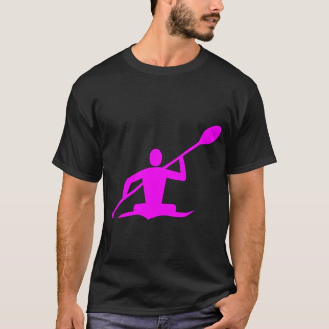 Kayaking - Magenta T-Shirt (Front)