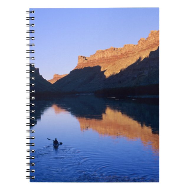 Kayaking on the Colorado River in Spanish Notebook (Front)
