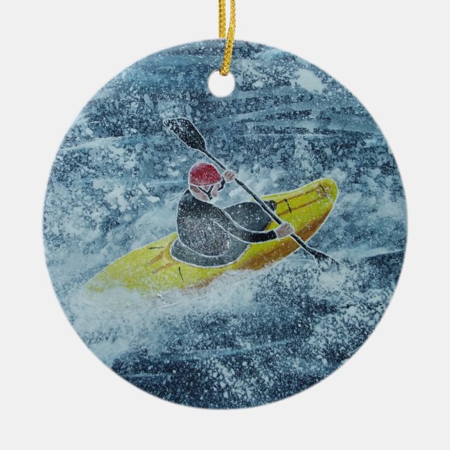 Kayaking ornament (Front)