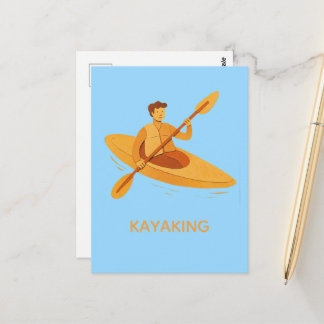 Kayaking Postcard