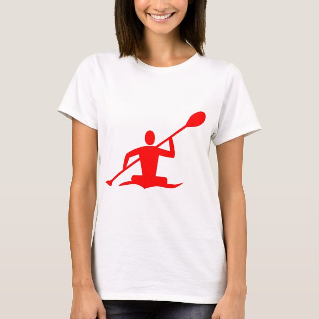 Kayaking - Red T-Shirt (Front)