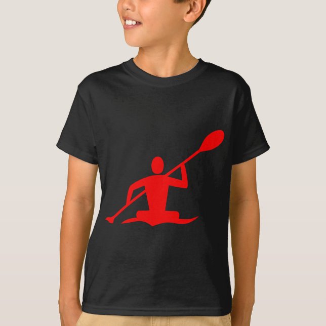Kayaking - Red T-Shirt (Front)