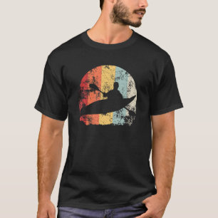 Kayaking Retro Water Sports For A Kayaker T-Shirt