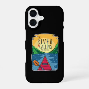 Kayaking - River Is Calling And I Must Go iPhone 16 Case