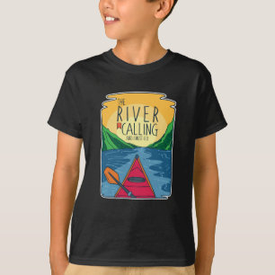 Kayaking - River Is Calling And I Must Go T-Shirt