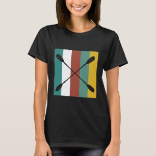 Kayaking Rowing Retro Colours T-Shirt