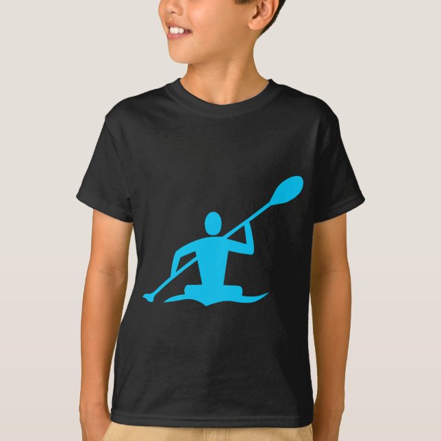 Kayaking - Sky Blue T-Shirt (Front)