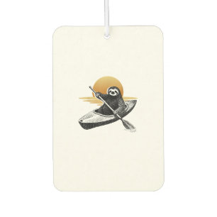 Kayaking Sloth Kayak, Kayaker, Canoe Paddling T-Sh Car Air Freshener
