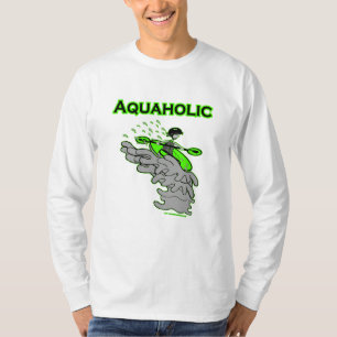 Kayaking Whitewater Silhouette T-Shirt