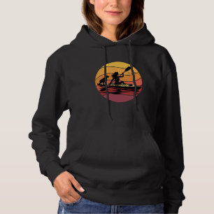 Kayaking with Dog at Sunset Outdoor Adventures Nat Hoodie
