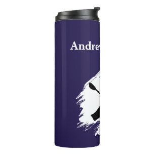 Kayaking - with Kayaker silhouette - Personalize Thermal Tumbler