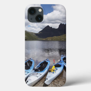 Kayaks, Cradle Mountain and Dove Lake, Cradle iPhone 13 Case