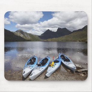 Kayaks, Cradle Mountain and Dove Lake, Cradle Mouse Pad