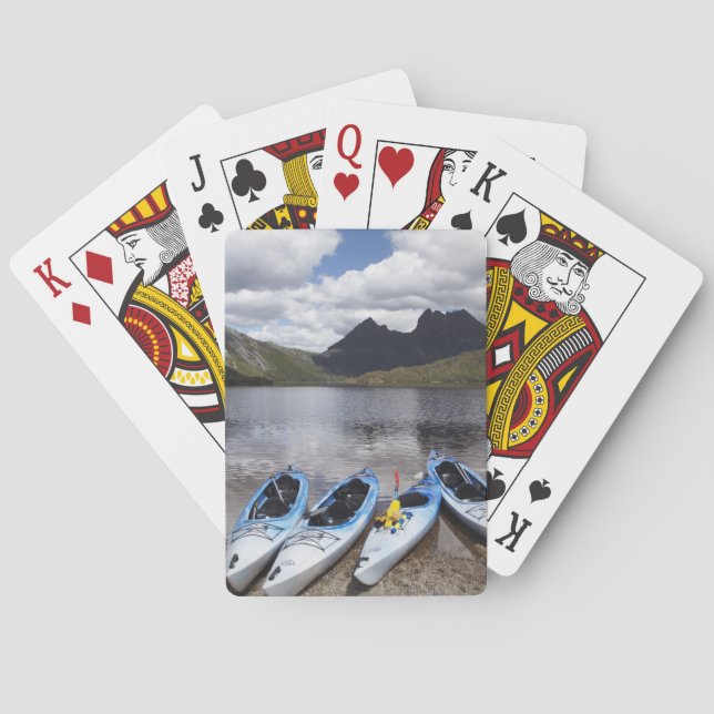 Kayaks, Cradle Mountain and Dove Lake, Cradle Playing Cards (Back)