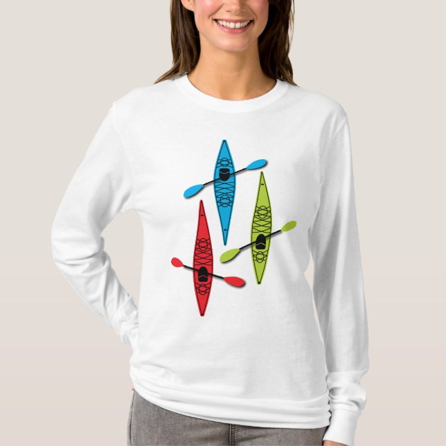 Kayaks for her T-Shirt (Front)