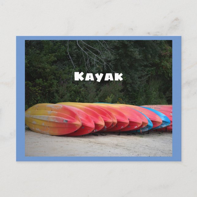Kayaks Postcard (Front)