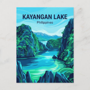 Kayangan Lake Philippines Postcard