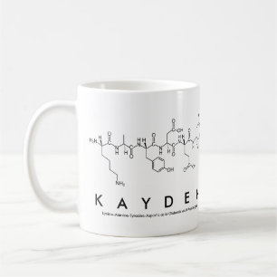 Kayden peptide name mug