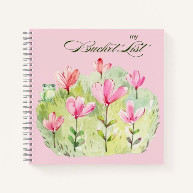 Kaye and Summer Bucket List Notebook (Front)