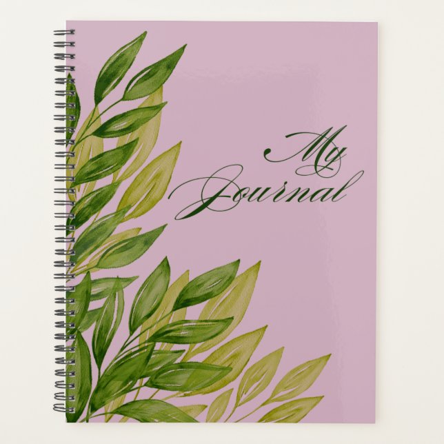 Kaye and Summer Leaf Planner (Front)
