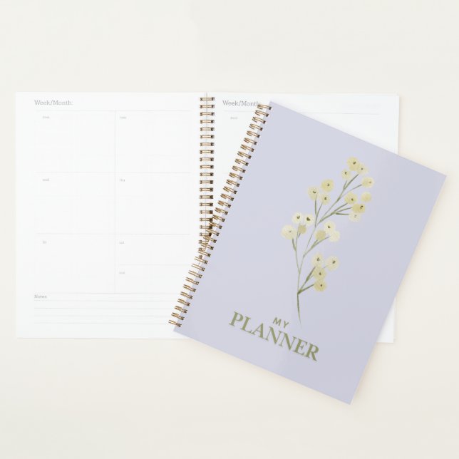 Kaye and Summer Watercolor Flowers Planner (Display)