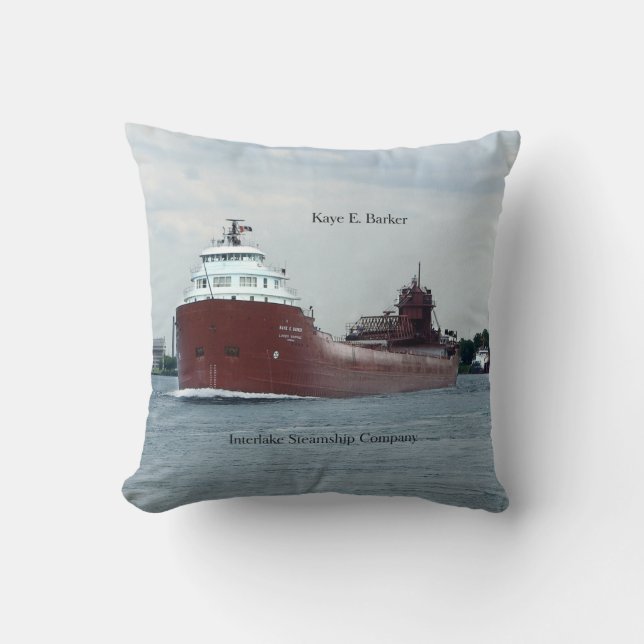 Kaye E. Barker square pillow (Front)