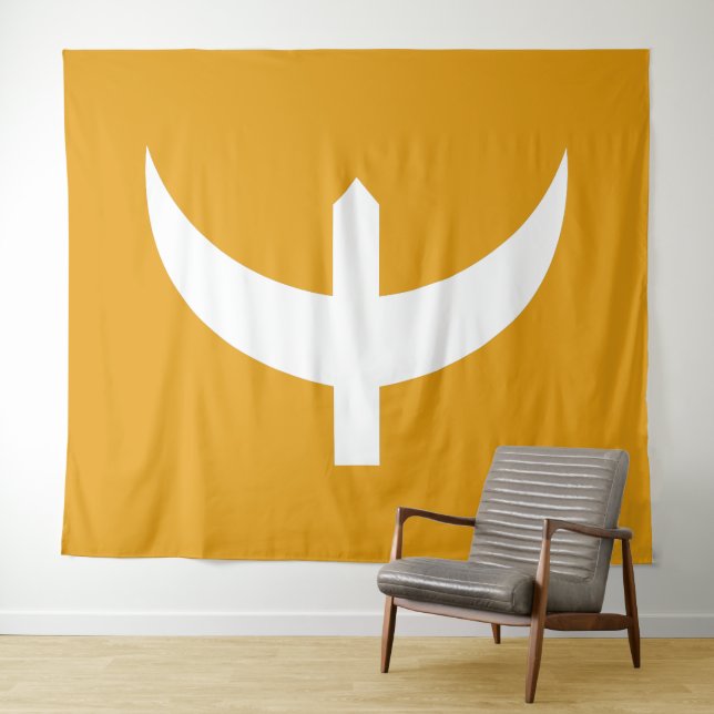 Kayi Boyu Osman Flag Tapestry (In Situ (Horizontal))