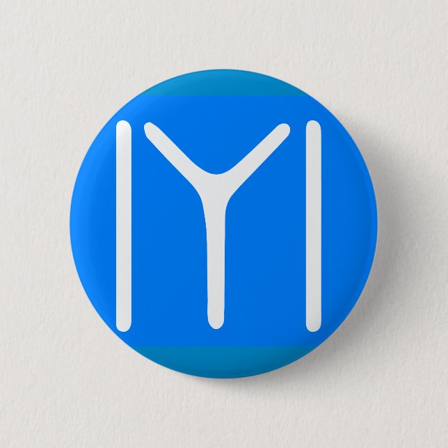 Kayi Symbol 2 6 Cm Round Badge (Front)