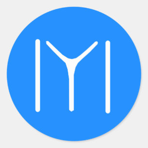 Kayi Tribe Oghuz Classic Round Sticker