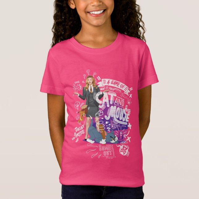Kayla, Tom & Jerry - A Game of Cat And Mouse T-Shirt (Front)
